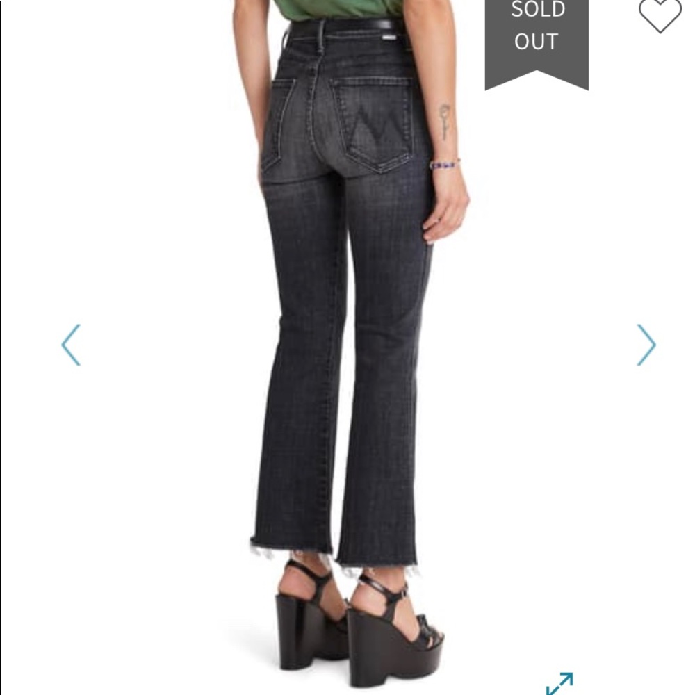 Mother desperado ankle fray black